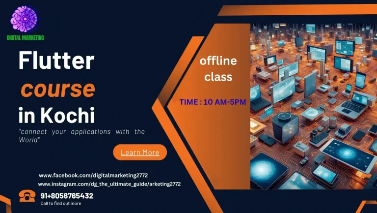 Flutter course in Kochi /Flutter training institute in Kochi -2024